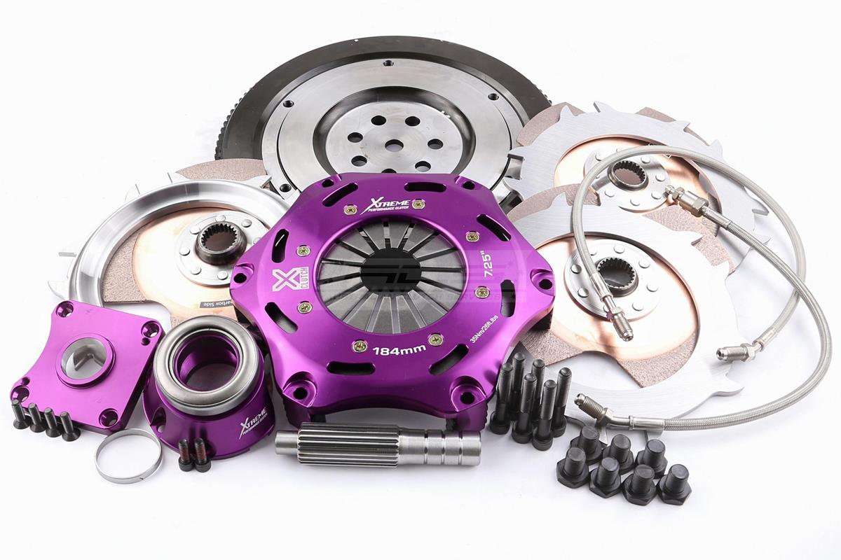 Xtreme Performance - 184mm Rigid Ceramic Triple Plate Clutch Kit Incl Flywheel & CSC - KMI18682-3E