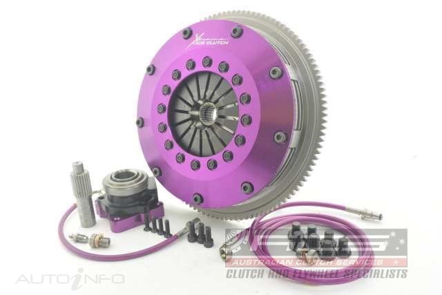 Xtreme Performance - 200mm Rigid Ceramic Twin Plate Clutch Kit Incl Flywheel & CSC 1200Nm - KMI20683-2E