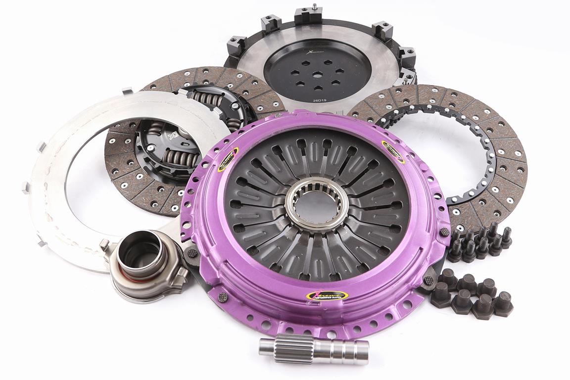 Xtreme Performance - 230mm Sprung hub Organic Twin Plate Clutch Kit Incl Flywheel 1000Nm - KMI23522-2A