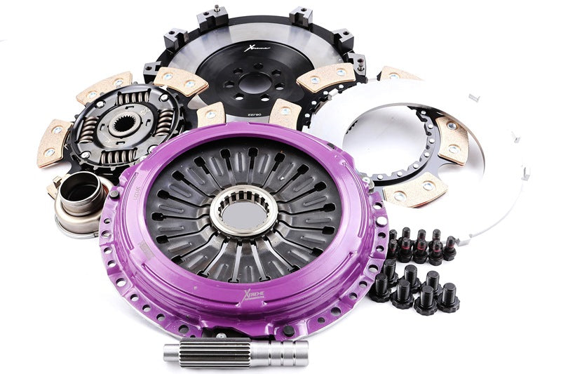 Xtreme Performance - 230mm Sprung Ceramic Twin Plate Clutch Kit Incl Flywheel 1000Nm - KMI23523-2B