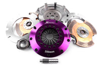 Xtreme Performance - 200mm Rigid Ceramic Twin Plate Clutch Kit Incl Flywheel 1200Nm - KMZ20524-2E