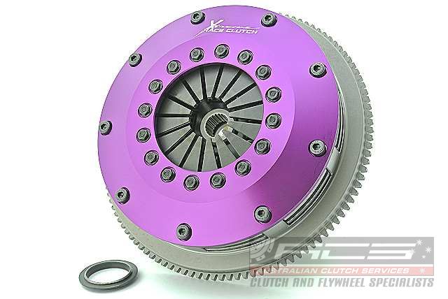 Xtreme Performance - 200mm Sprung Ceramic Twin Plate Clutch Kit Incl Flywheel 1200Nm - KMZ20525-2B
