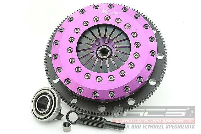 Xtreme Performance - 230mm Rigid Ceramic Twin Plate Clutch Kit Incl Flywheel 1800Nm - KMZ23520-2E