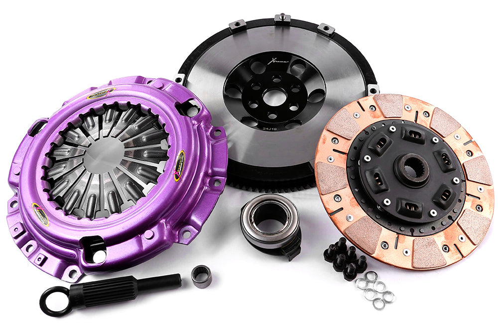 Clutch Kit - Xtreme Performance Heavy Duty Cushioned Ceramic Incl Flywheel - 225mm Upgrade 500Nm - KMZ23537-1C