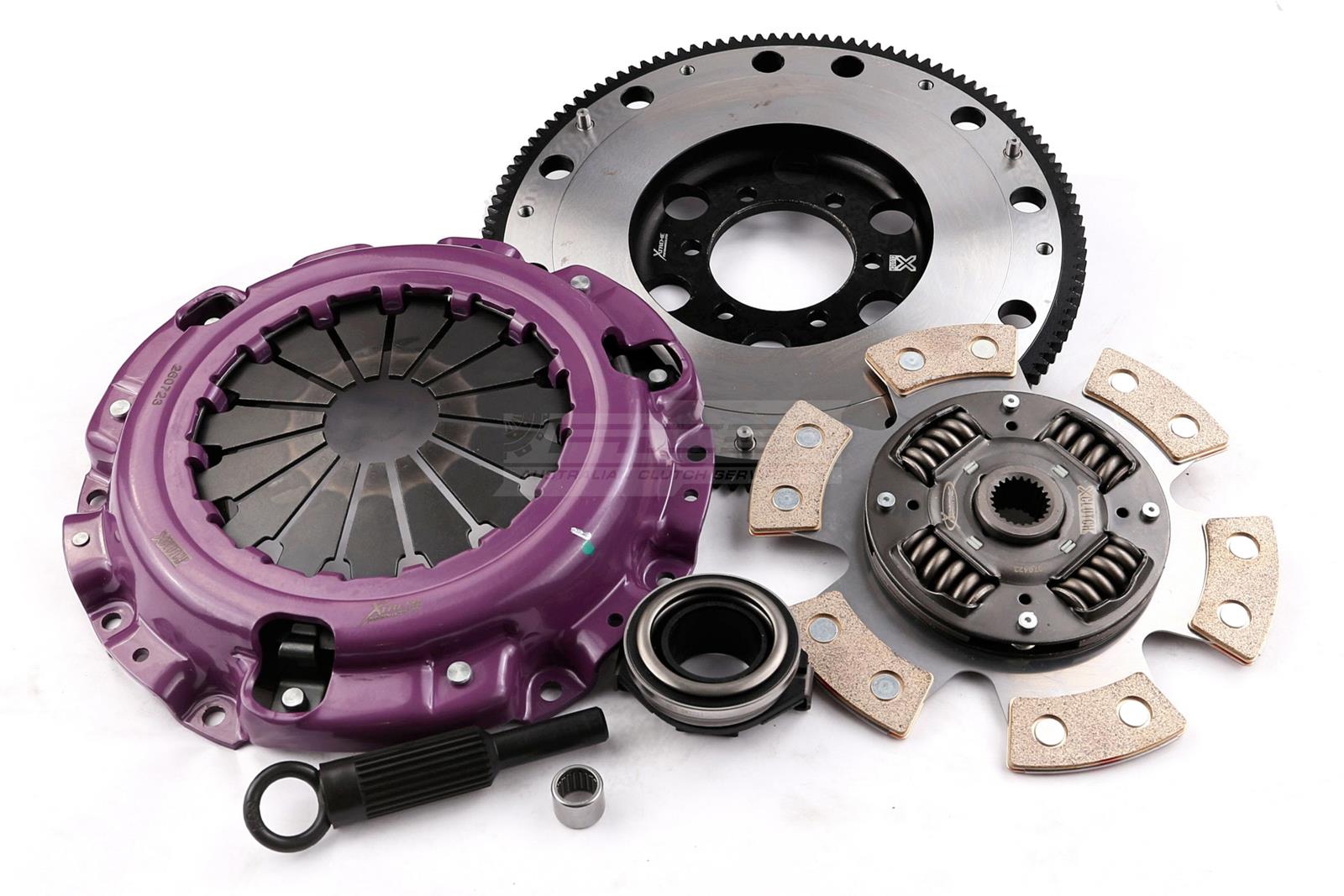 Clutch Kit - Xtreme Performance Heavy Duty Sprung Ceramic Incl Flywheel - KMZ24504-1B