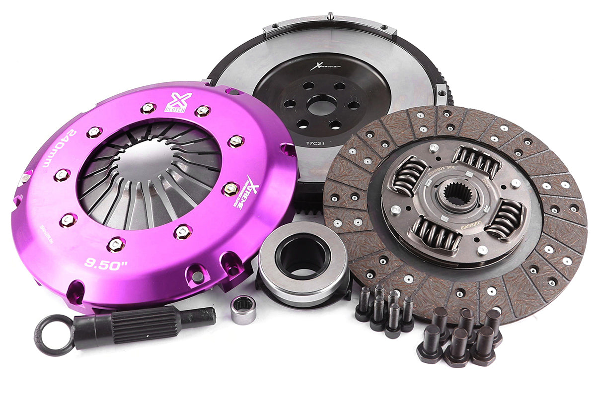 Clutch Kit - Xtreme Performance Heavy Duty Organic Incl Solid Flywheel 600Nm  Conversion kit Dual-mass to solid flywheel - KMZ24530-1A