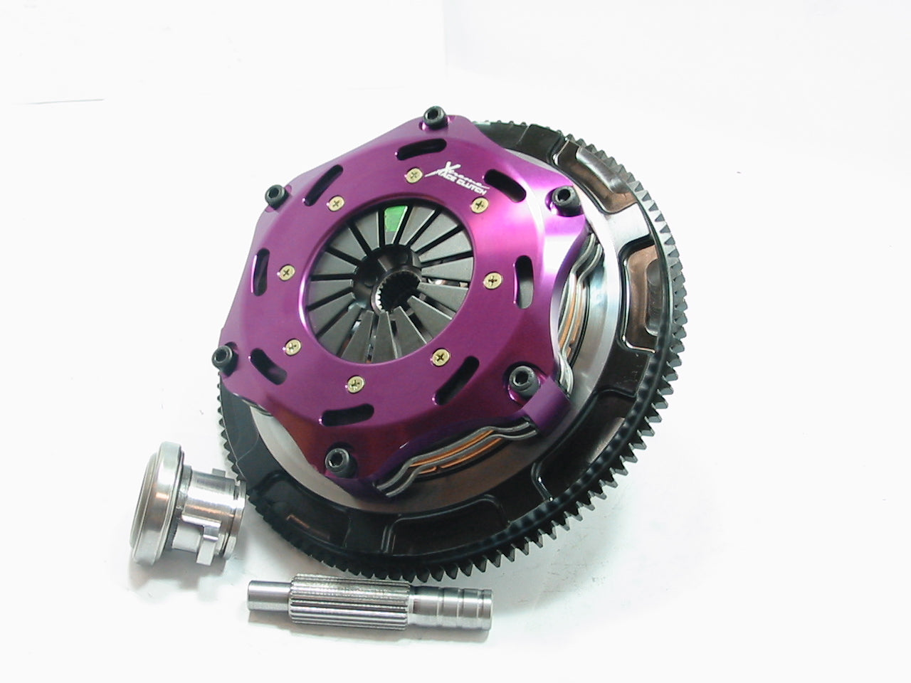 Xtreme Performance - 184mm Rigid Ceramic Twin Plate Clutch Kit Incl Flywheel 1220Nm - KNI18521-2E