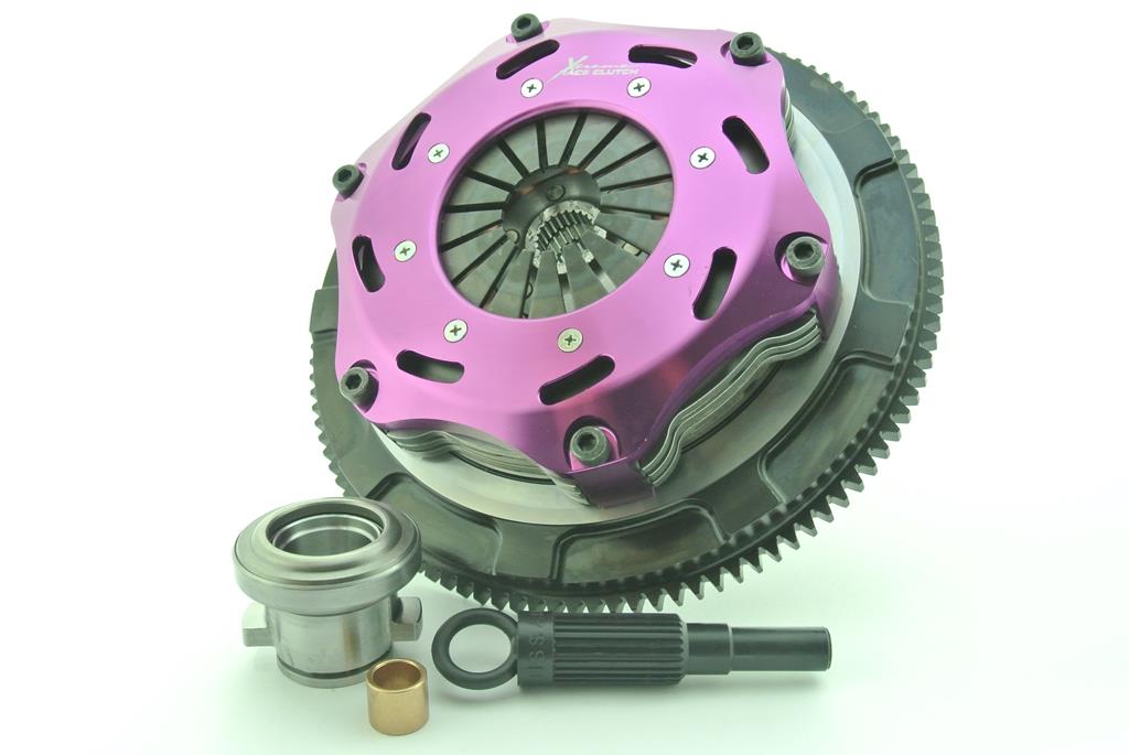 Xtreme Performance - 184mm Rigid Ceramic Triplate Plate Clutch Kit Incl Flywheel - KNI18521-3E