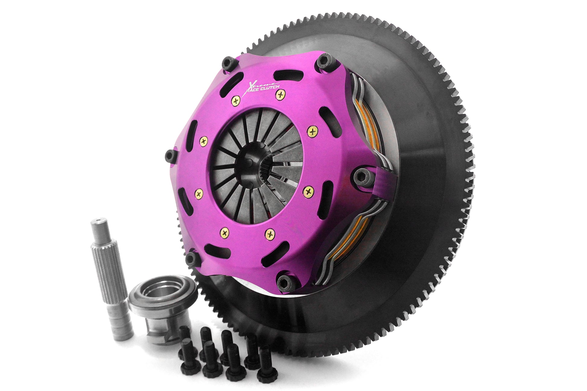 Xtreme Performance - 184mm Sprung Ceramic Twin Plate Clutch Kit Incl Flywheel 1220Nm - KNI18523-2B
