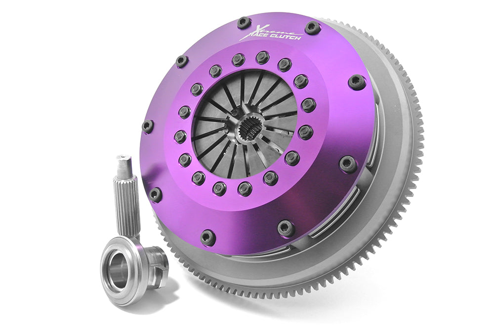 Xtreme Performance - 200mm Rigid Ceramic Twin Plate Clutch Kit Incl Flywheel 1200Nm - KNI20520-2E
