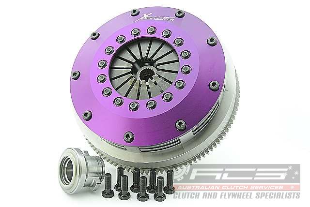 Xtreme Performance - 200mm Rigid Ceramic Twin Plate Clutch Kit Incl Flywheel 1200Nm - KNI20522-2E