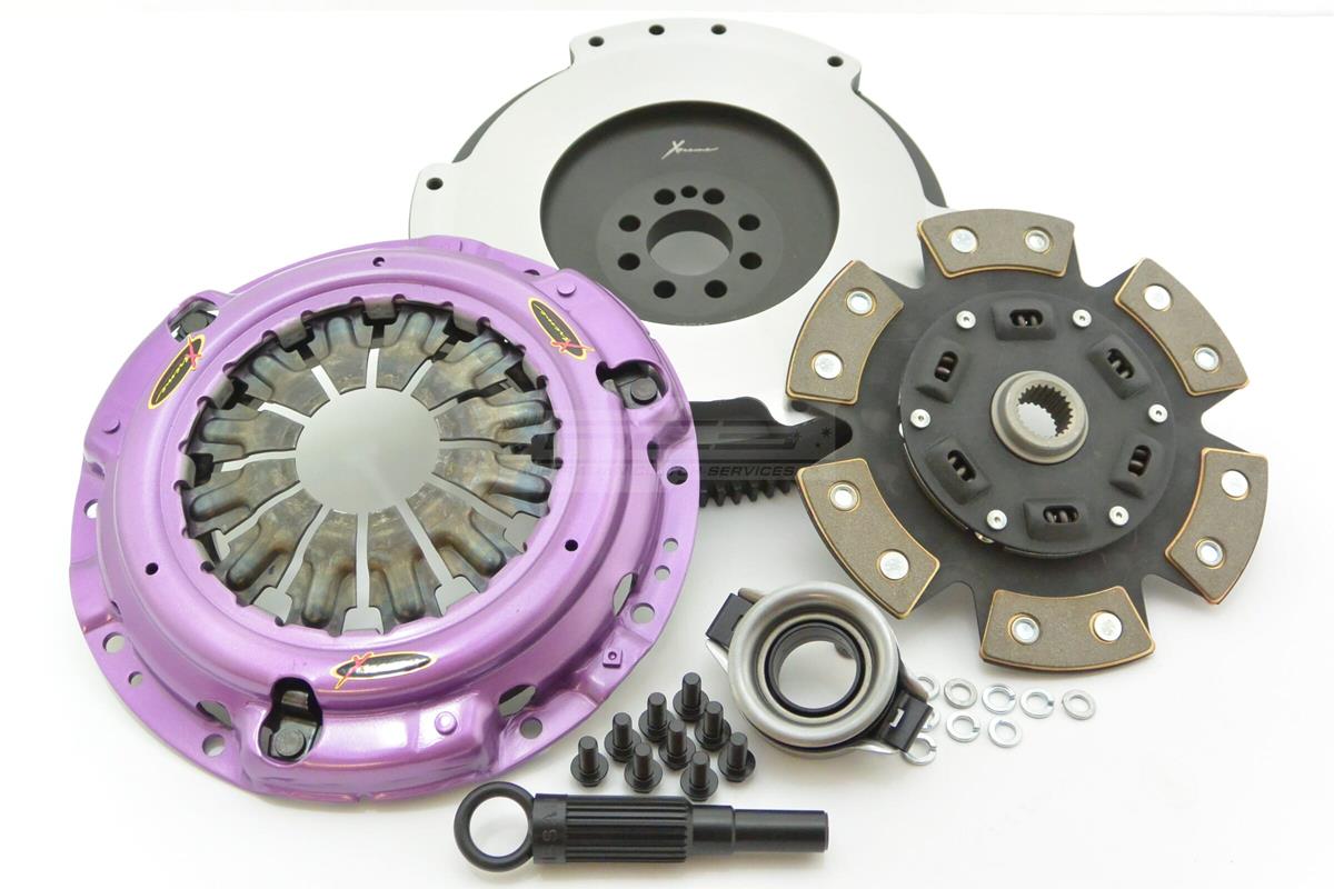 Clutch Kit - Xtreme Performance Heavy Duty Sprung Ceramic Incl Flywheel 420Nm 645kg (25% inc.) - KNI23527-1B