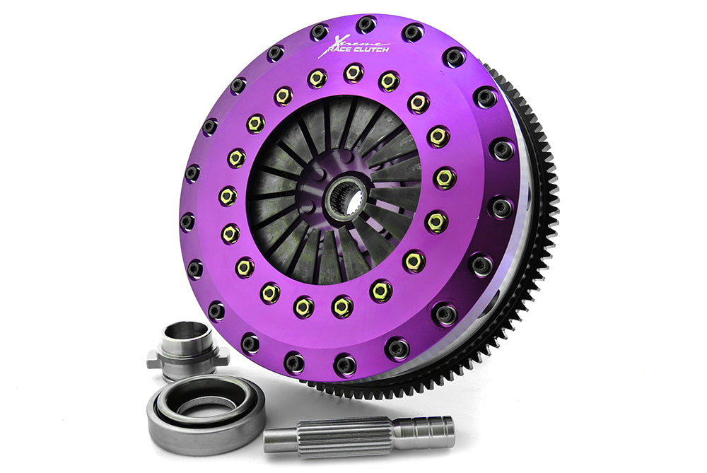Xtreme Performance - 230mm Rigid Ceramic Twin Plate Clutch Kit Incl Flywheel 1800Nm - KNI23531-2E