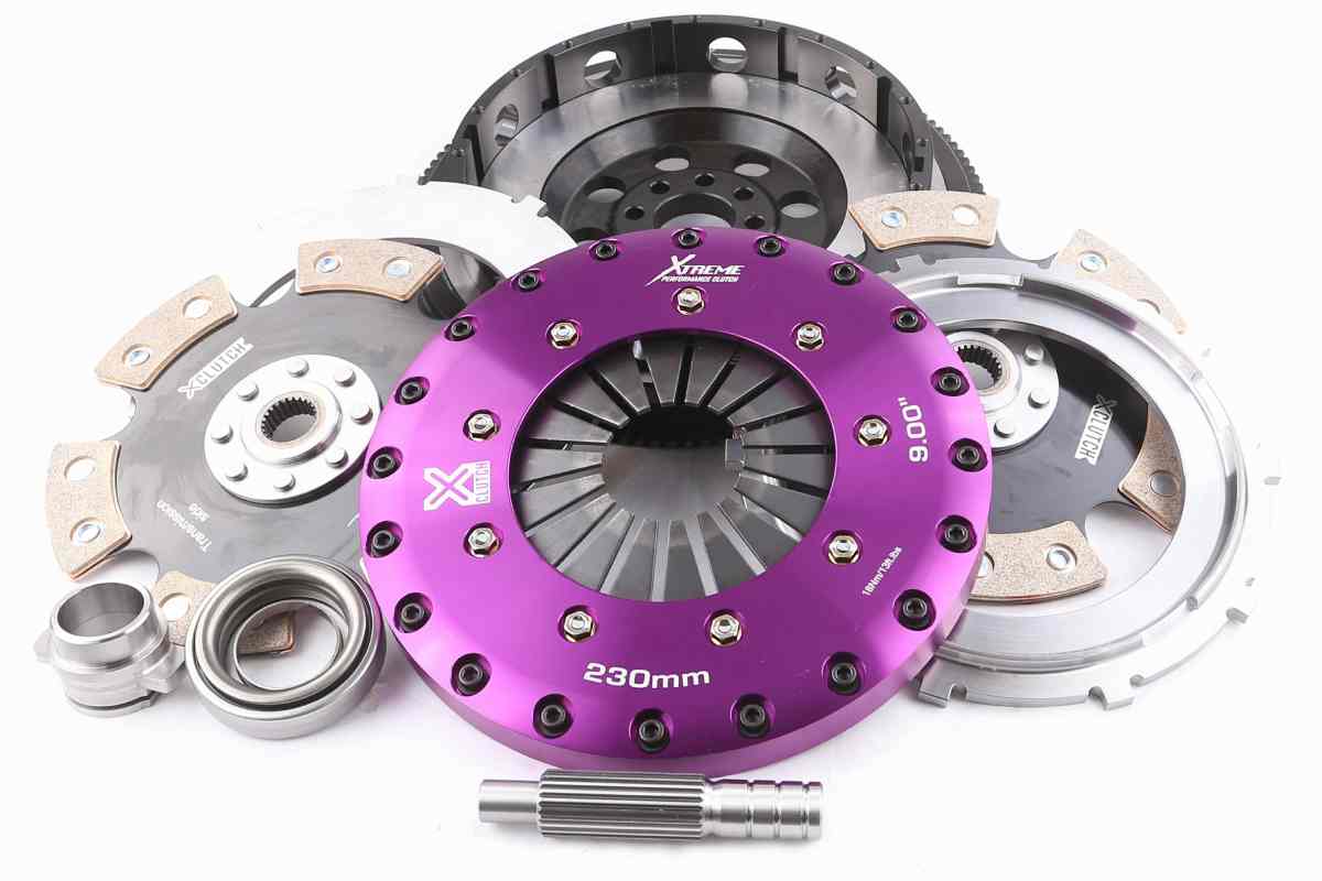 Xtreme Performance - 230mm Rigid Ceramic Twin Plate Clutch Kit Incl Flywheel 1800Nm - KNI23538-2E