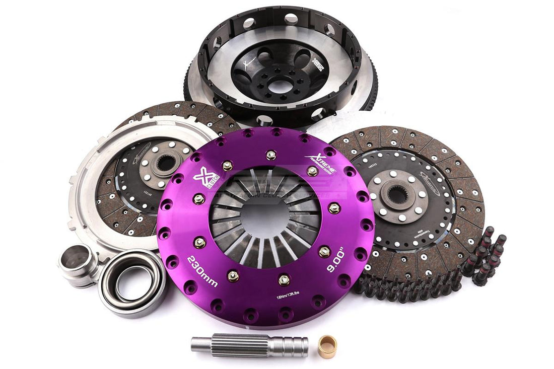 Xtreme Performance - 230mm Organic Twin Plate Clutch Kit Incl Flywheel 1200Nm - KNI23543-2G
