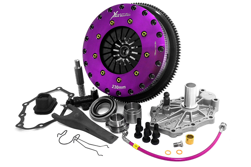 Xtreme Performance - 230mm Organic Twin Plate Clutch Kit Incl Flywheel 1200Nm - KNI23582-2G