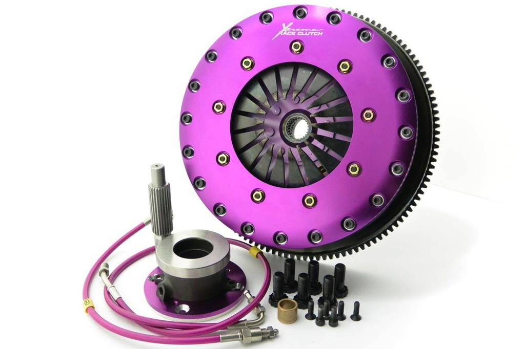 Xtreme Performance - 230mm Organic Twin Plate Clutch Kit Incl Flywheel & CSC 1200Nm - KNI23683-2G