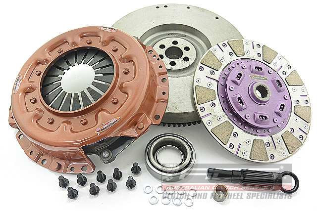 Clutch Kit - Xtreme Outback Heavy Duty Cushioned Ceramic 570Nm 850Kg (25% inc.) - KNI24530-1C
