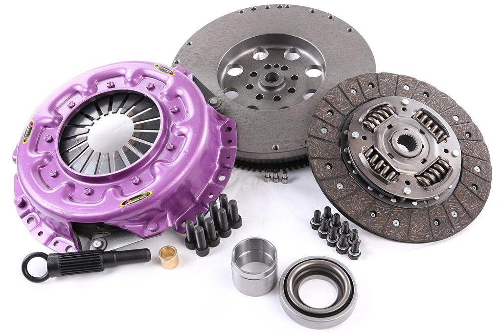 Clutch Kit - Xtreme Performance Heavy Duty Organic Incl Flywheel 380Nm 800kg (35% inc.) Conversion kit Dual-mass to solid flywheel - KNI24540-1A
