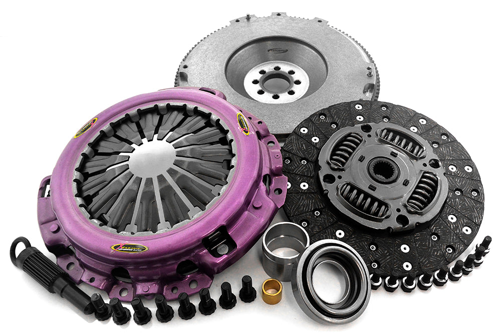 Clutch Kit - Xtreme Performance Heavy Duty Organic Incl Flywheel 625Nm 1285kg (30% inc) Conversion kit Dual-mass to solid flywheel - KNI25525-1A