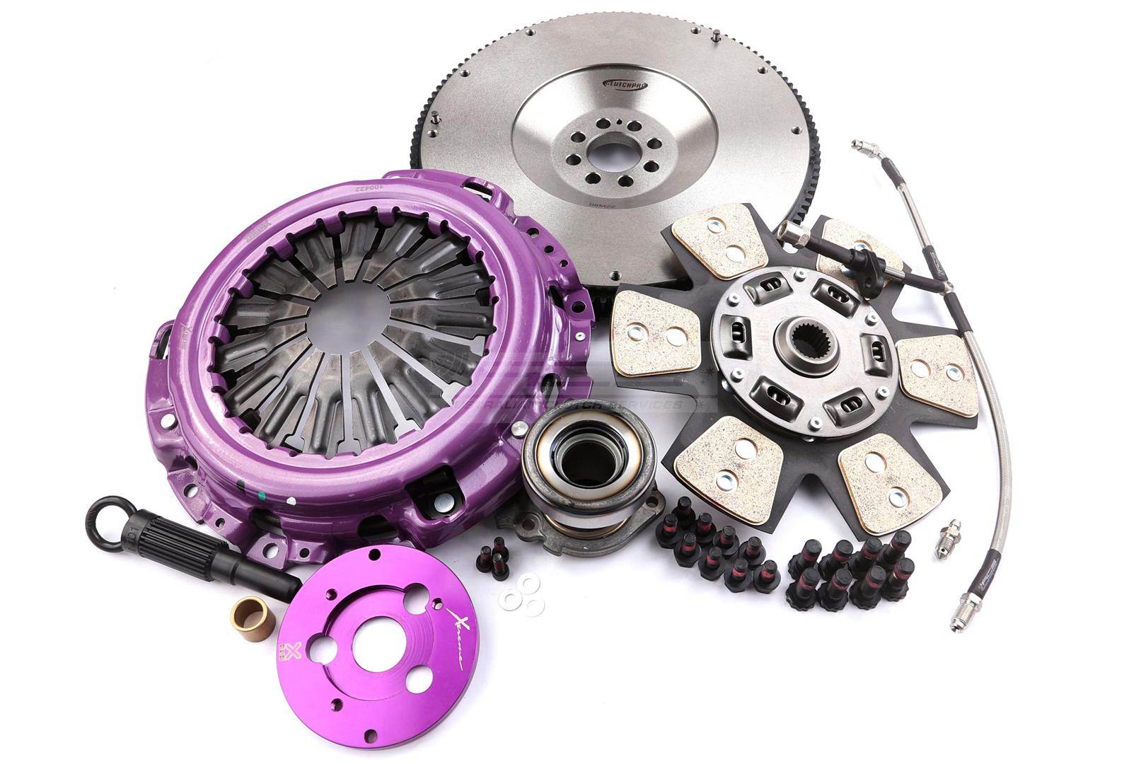 Clutch Kit - Xtreme Performance Heavy Duty Sprung Ceramic Incl Flywheel & CSC 930Nm 1285kg (30% inc) - KNI25688-1B