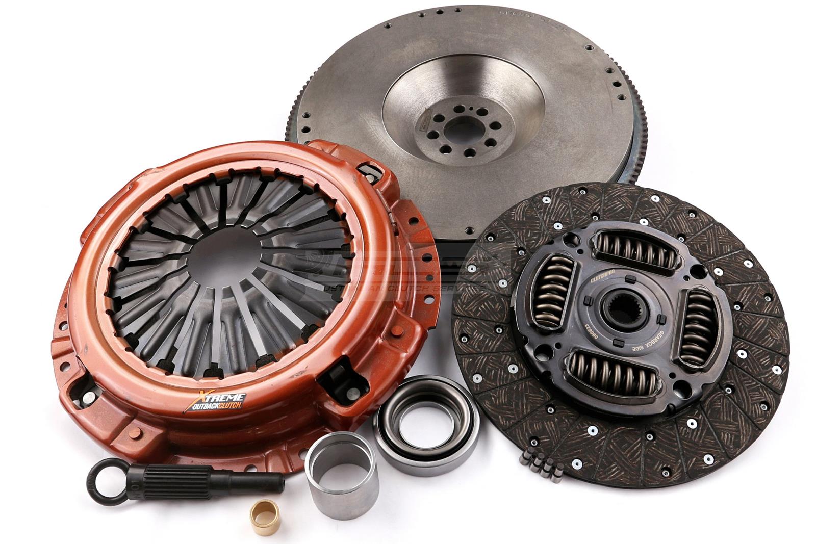Clutch Kit - Xtreme Outback Heavy Duty Organic Incl Flywheel 560Nm 1100Kg (40% inc.) Conversion kit to Solid Flywheel - KNI28515-1A