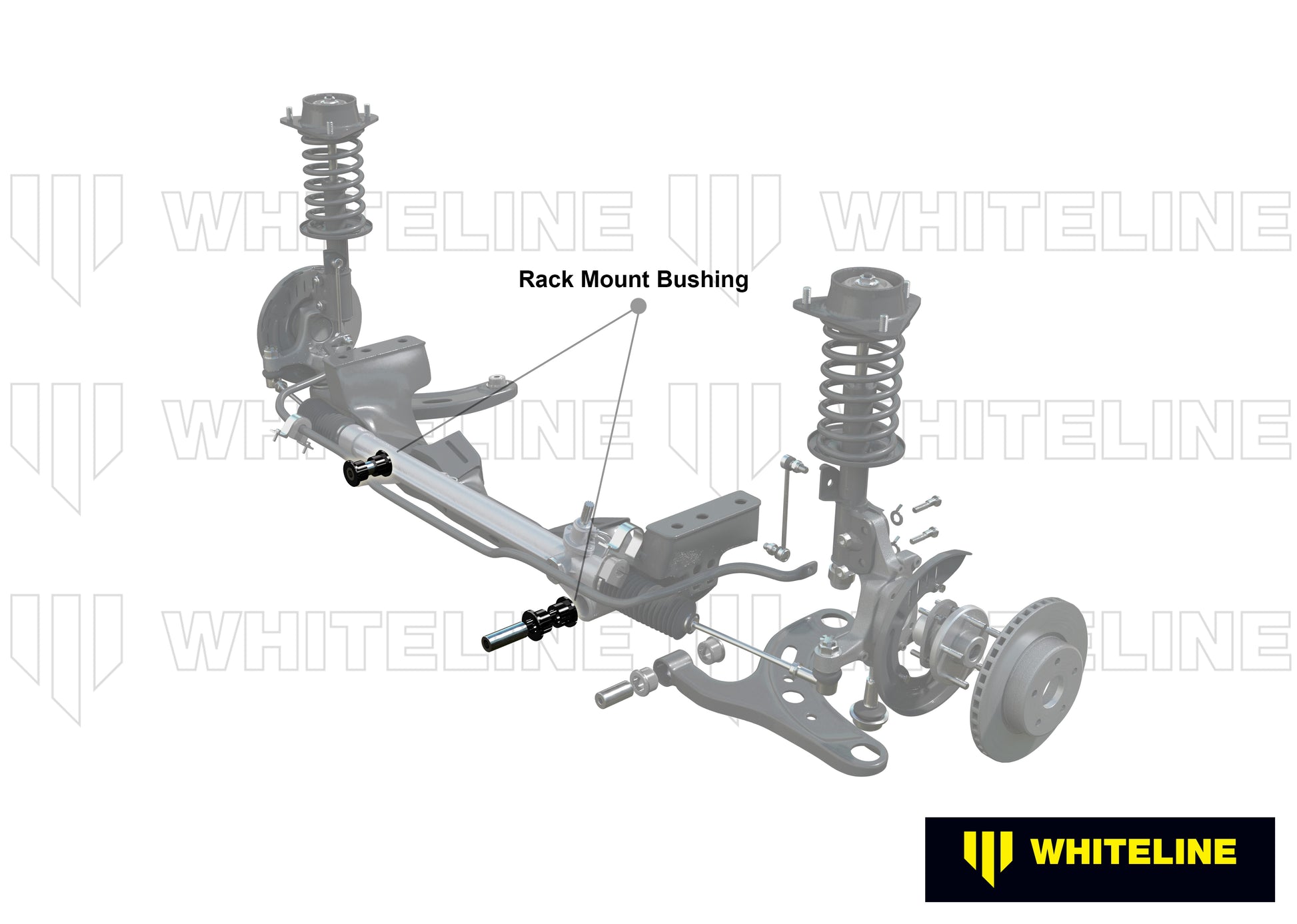 Steering Rack and Pinion - Mount Bushing Kit - KSR210