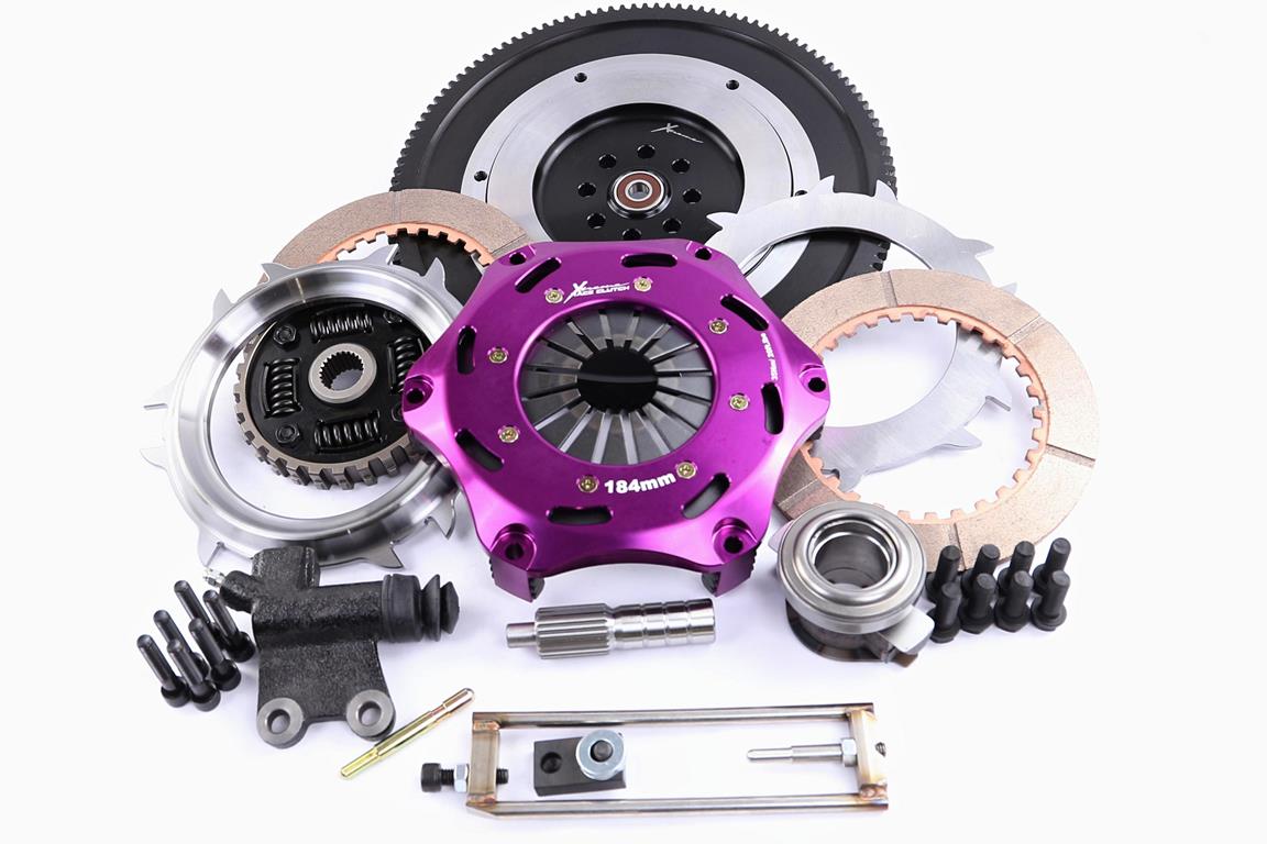 Xtreme Performance - 184mm Sprung Ceramic Twin Plate Clutch Kit Incl Flywheel 1220Nm - KSU18521-2B