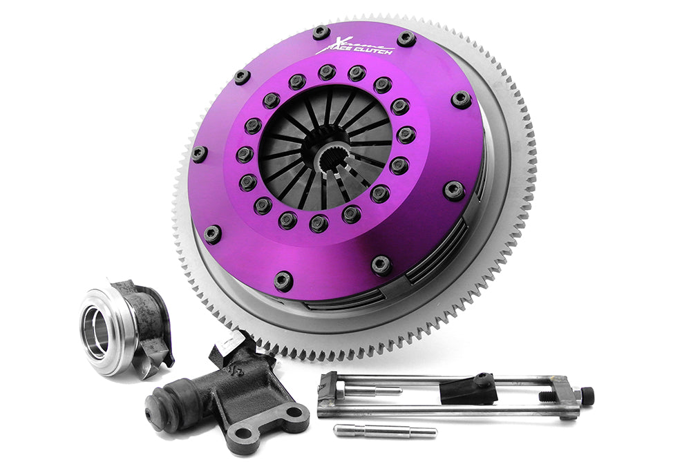 Xtreme Performance - 200mm Sprung Ceramic Twin Plate Clutch Kit Incl Flywheel 1200Nm - KSU20521-2B