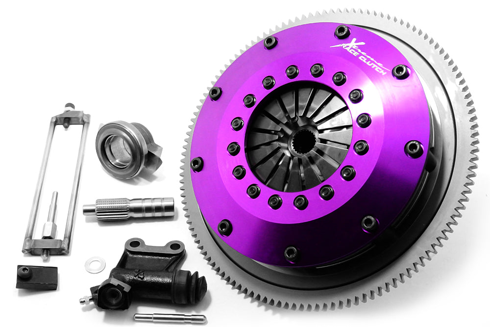 Xtreme Performance - 200mm Rigid Ceramic Twin Plate Clutch Kit Incl Flywheel 1200Nm - KSU20521-2E