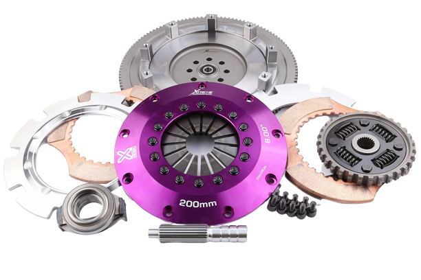 Xtreme Performance - 200mm Sprung Ceramic Twin Plate Clutch Kit Incl Flywheel 1200Nm - KSU20522-2B