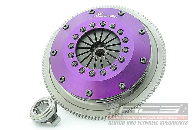 Xtreme Performance - 200mm Sprung Ceramic Twin Plate Clutch Kit Incl Flywheel 1200Nm - KSU20526-2B