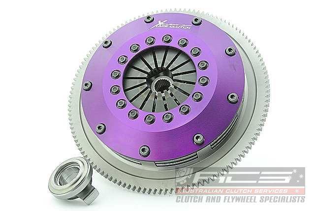 Xtreme Performance - 200mm Rigid Ceramic Twin Plate Clutch Kit Incl Flywheel 1200Nm - KSU20526-2E