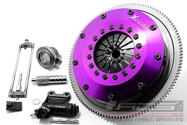 Xtreme Performance - 200mm Rigid Ceramic Twin Plate Clutch Kit Incl Flywheel 1200Nm - KSU20531-2E