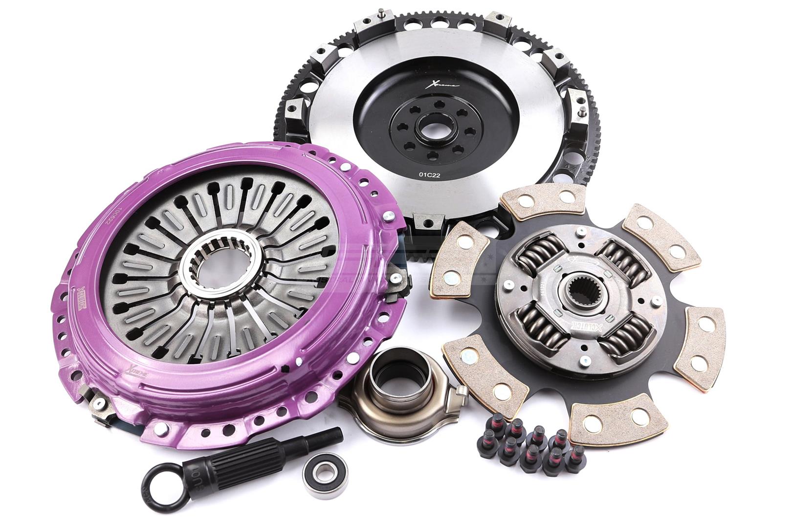 Clutch Kit - Xtreme Performance Heavy Duty Sprung Ceramic Incl Flywheel 870Nm - KSU24501-1B