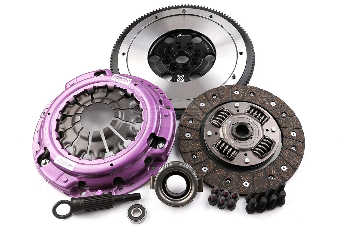 Clutch Kit - Xtreme Performance Heavy Duty Organic Incl Flywheel 460Nm 830kg Conversion kit Dual-mass to solid flywheel - KSU24530-1A