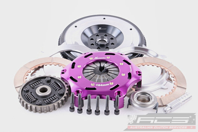 Xtreme Performance - 184mm Sprung Ceramic Twin Plate Clutch Kit Incl Flywheel 1220Nm - KSZ18520-2B