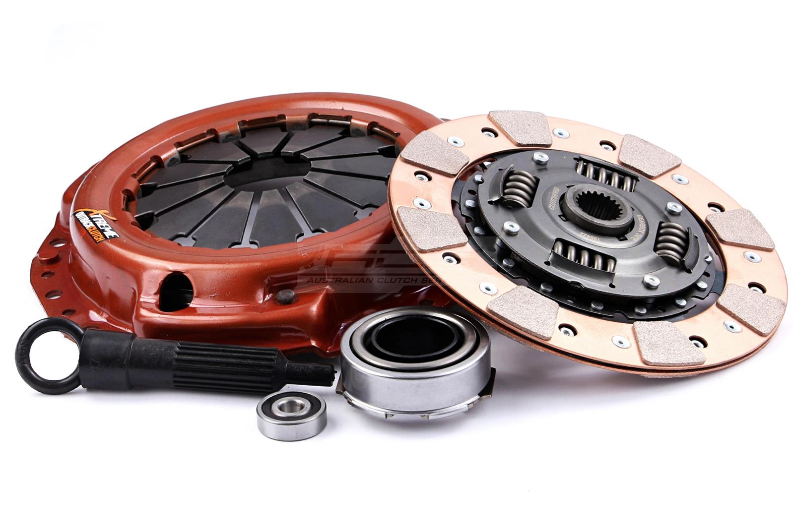 Clutch Kit - Xtreme Outback Heavy Duty Cushioned Ceramic 370Nm 550Kg (60% inc.) - KSZ19007-1C