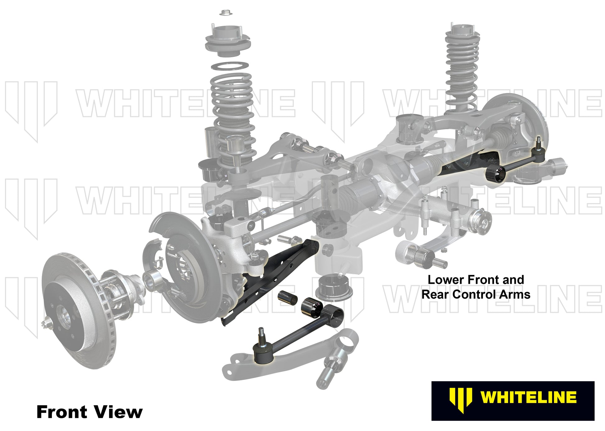 Control Arm Lower Front and Rear - Arm Assembly - KTA124