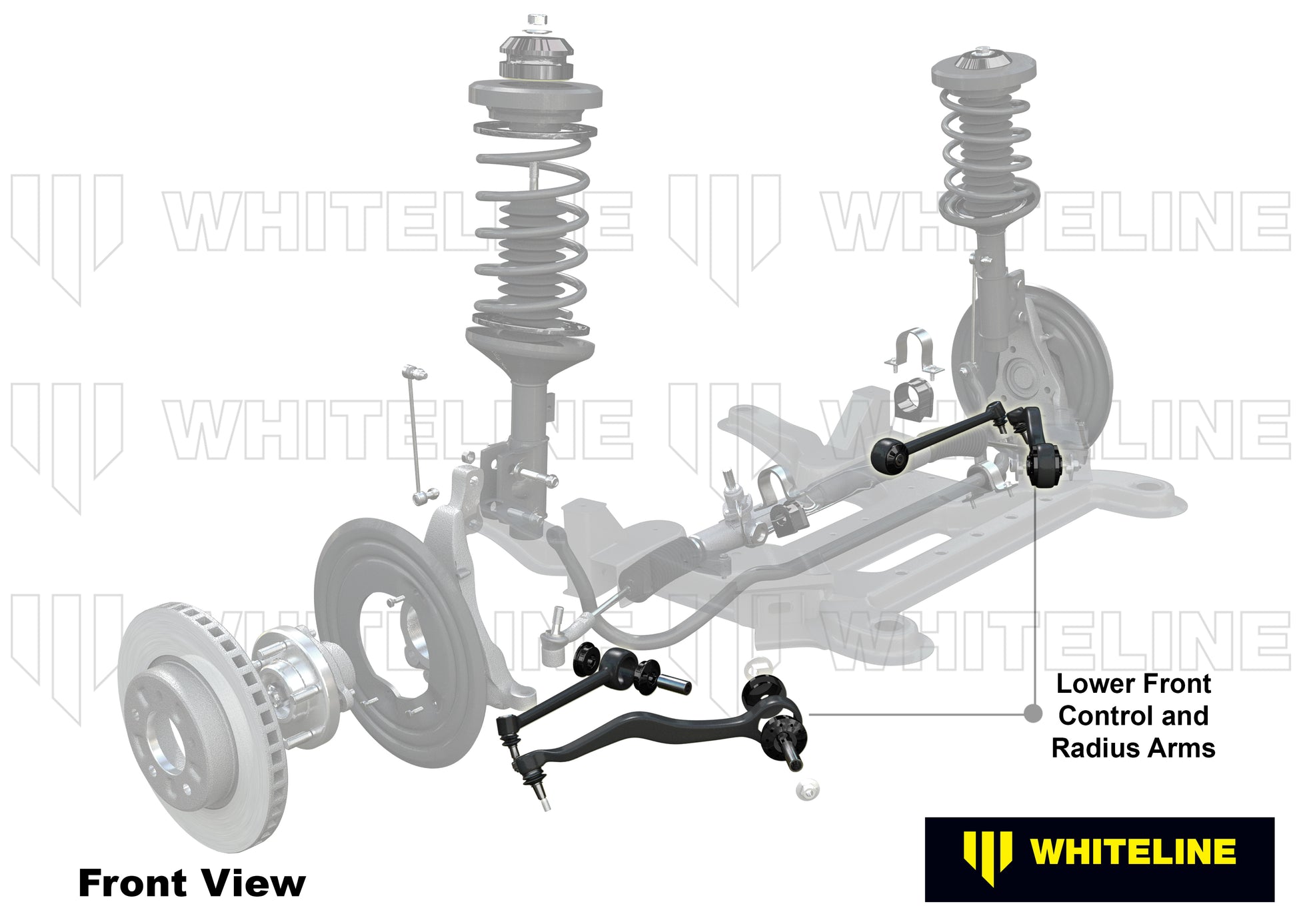 Control and Radius Arm Lower - Arm Assembly - KTA255