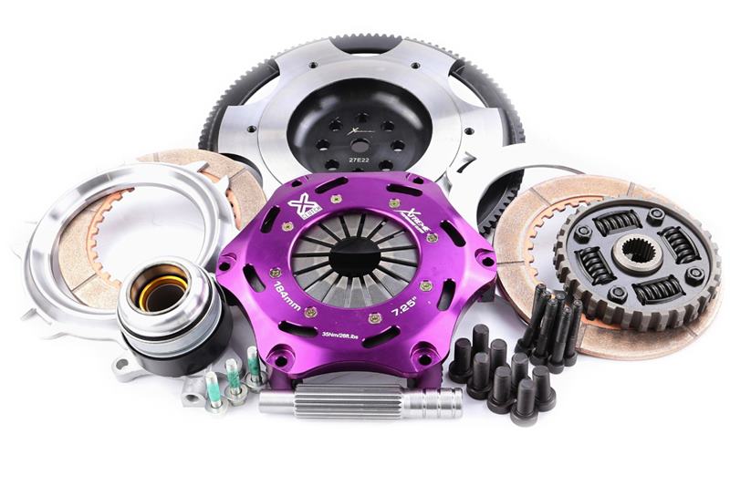Xtreme Performance - 184mm Sprung Ceramic Twin Plate Clutch Kit Incl Flywheel & CSC 1220Nm - KTY18628-2B