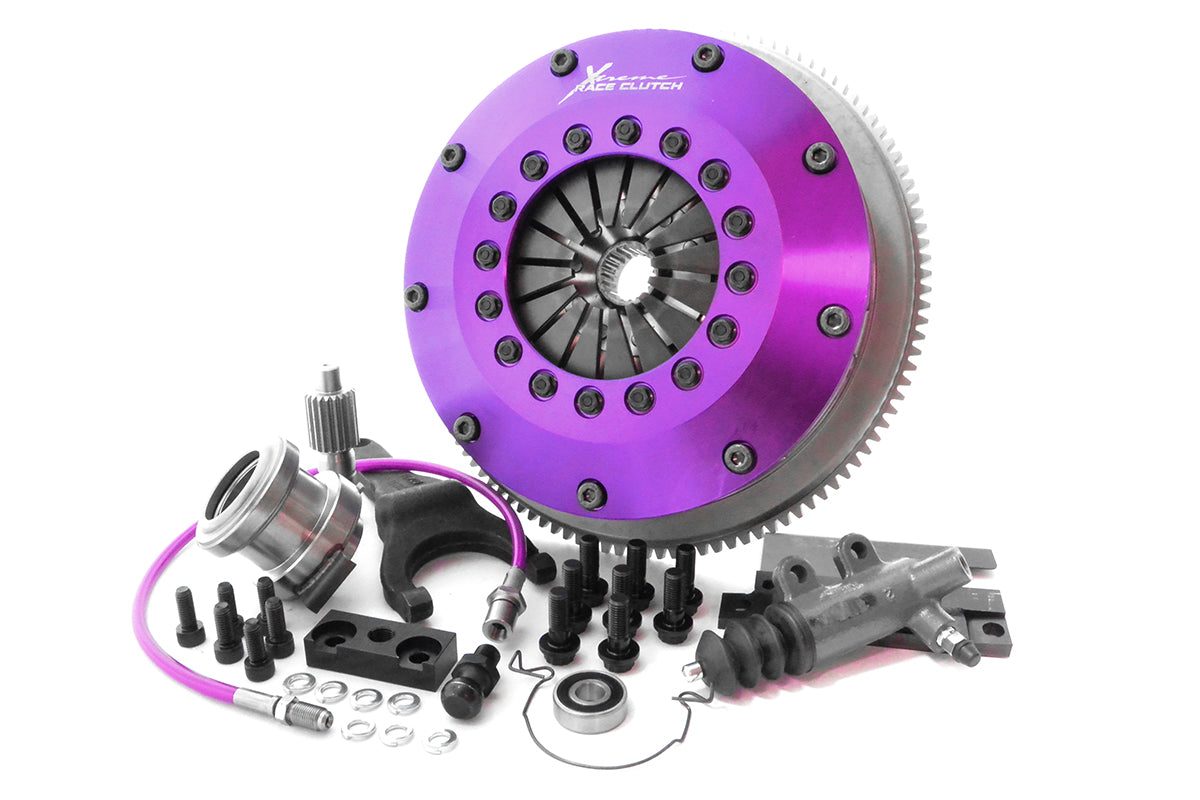 Xtreme Performance - 200mm Sprung Ceramic Twin Plate Clutch Kit Incl Flywheel 1200Nm - KTY20530-2B