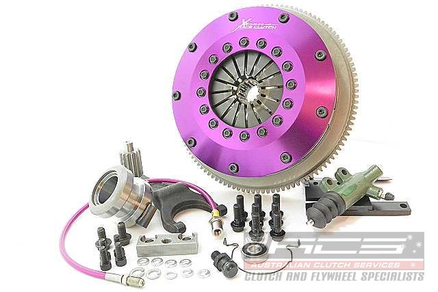 Xtreme Performance - 200mm Rigid Ceramic Twin Plate Clutch Kit Incl Flywheel 1200Nm - KTY20531-2E
