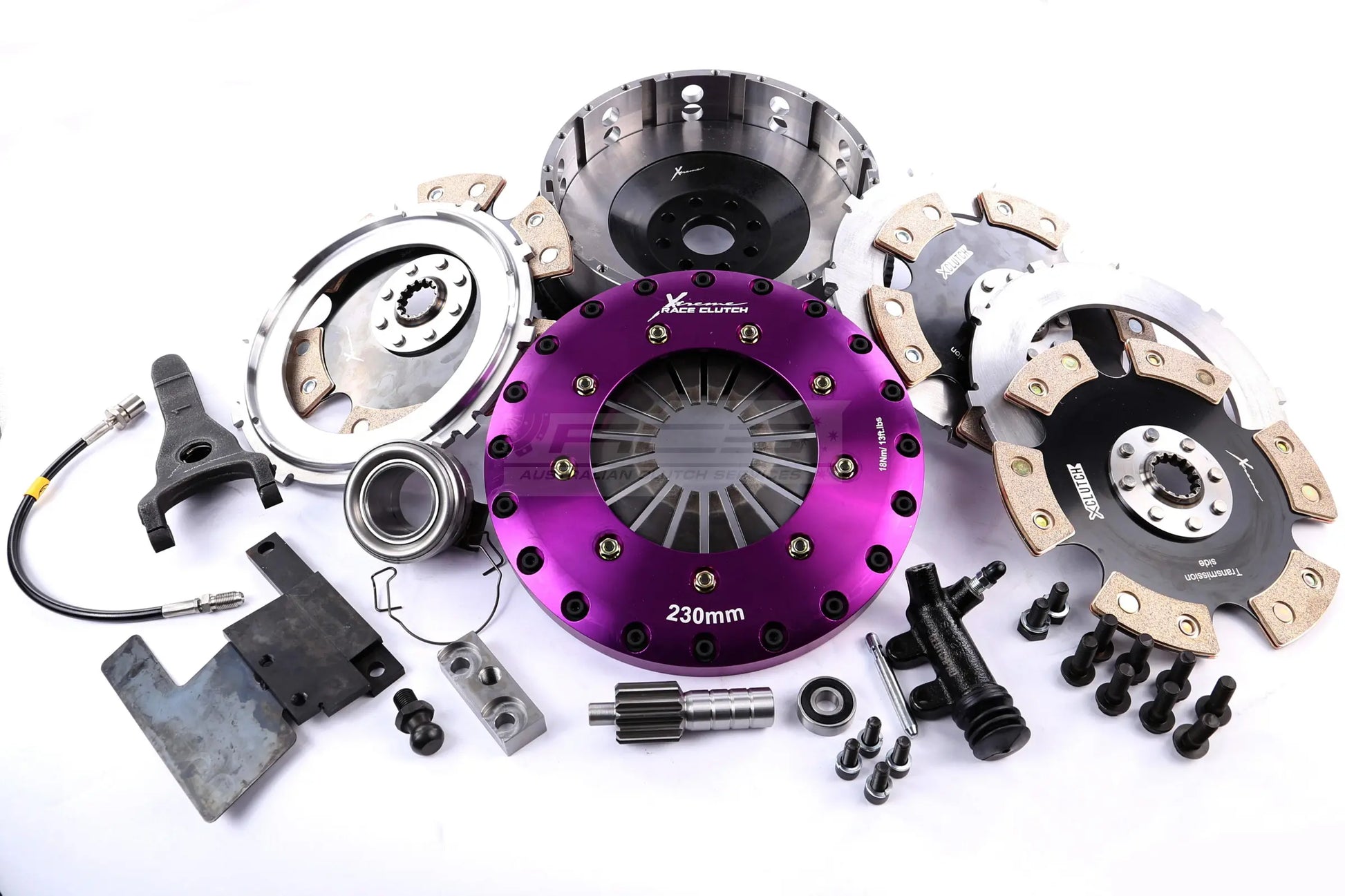 Xtreme Motorsport - 230mm Rigid Ceramic Triple Plate Clutch Kit Incl Flywheel - KTY23536-3E