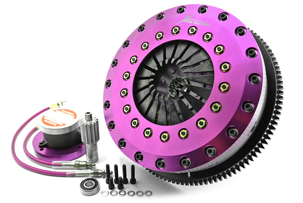 Xtreme Performance - 230mm Organic Twin Plate Clutch Kit Incl Flywheel & CSC 1200Nm - KTY23682-2G