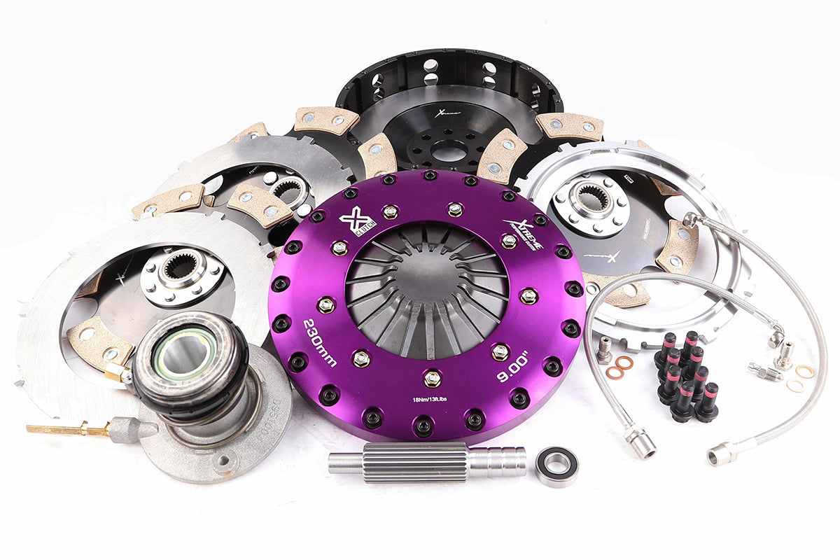 Xtreme Motorsport - 230mm Rigid Ceramic Triple Plate Clutch Kit QUAIFE 26x28.6mm - KTY23692-3E