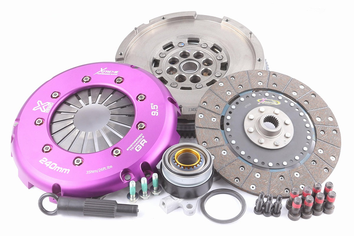 Clutch Kit - Xtreme Performance Heavy Duty Organic - Incl dualmass flywheel & CSC - 560Nm - KTY24647-1G