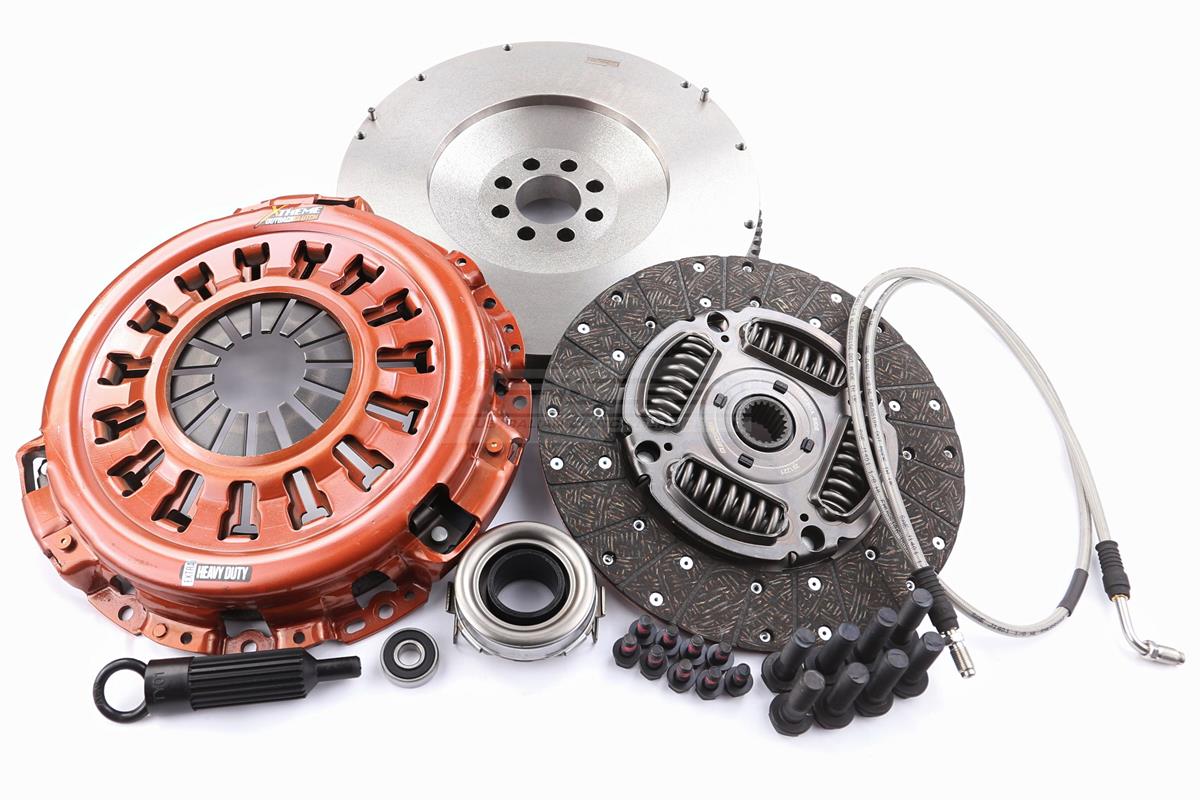 Clutch Kit - Xtreme Outback - Extra Heavy Duty Organic and Ceramic Incl Flywheel 745Nm 1120Kg (45% inc.) - Upgrade Kit with solid flywheel - KTY28590-1DX