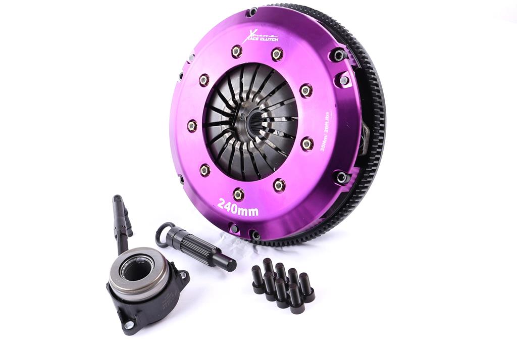 Clutch Kit - Xtreme Performance Heavy Duty Organic Incl Flywheel & CSC 600Nm  Conversion kit Dual-mass to solid flywheel - KVW24694-1A