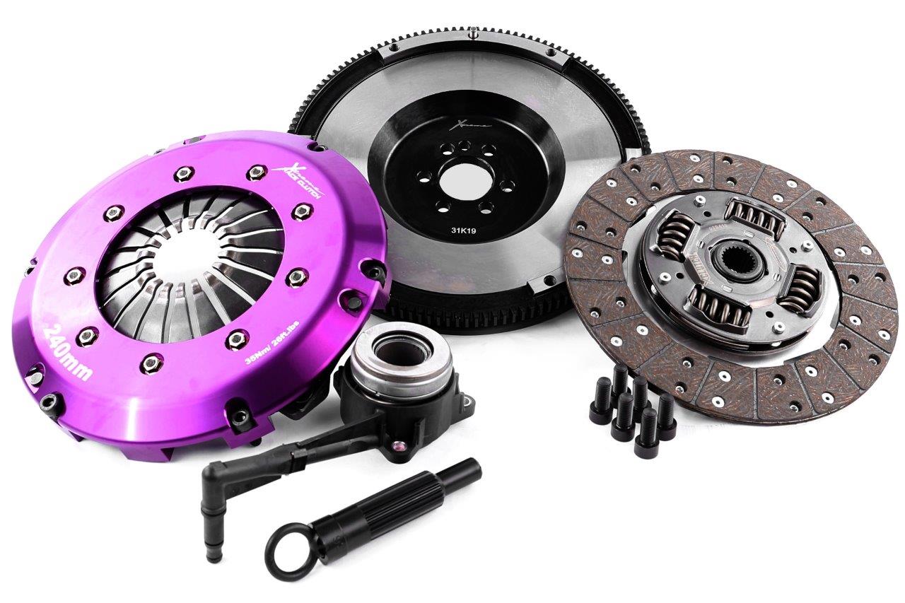 Clutch Kit - Xtreme Performance Heavy Duty Organic Incl Flywheel & CSC 600Nm  Conversion kit Dual-mass to solid flywheel - KVW24695-1A